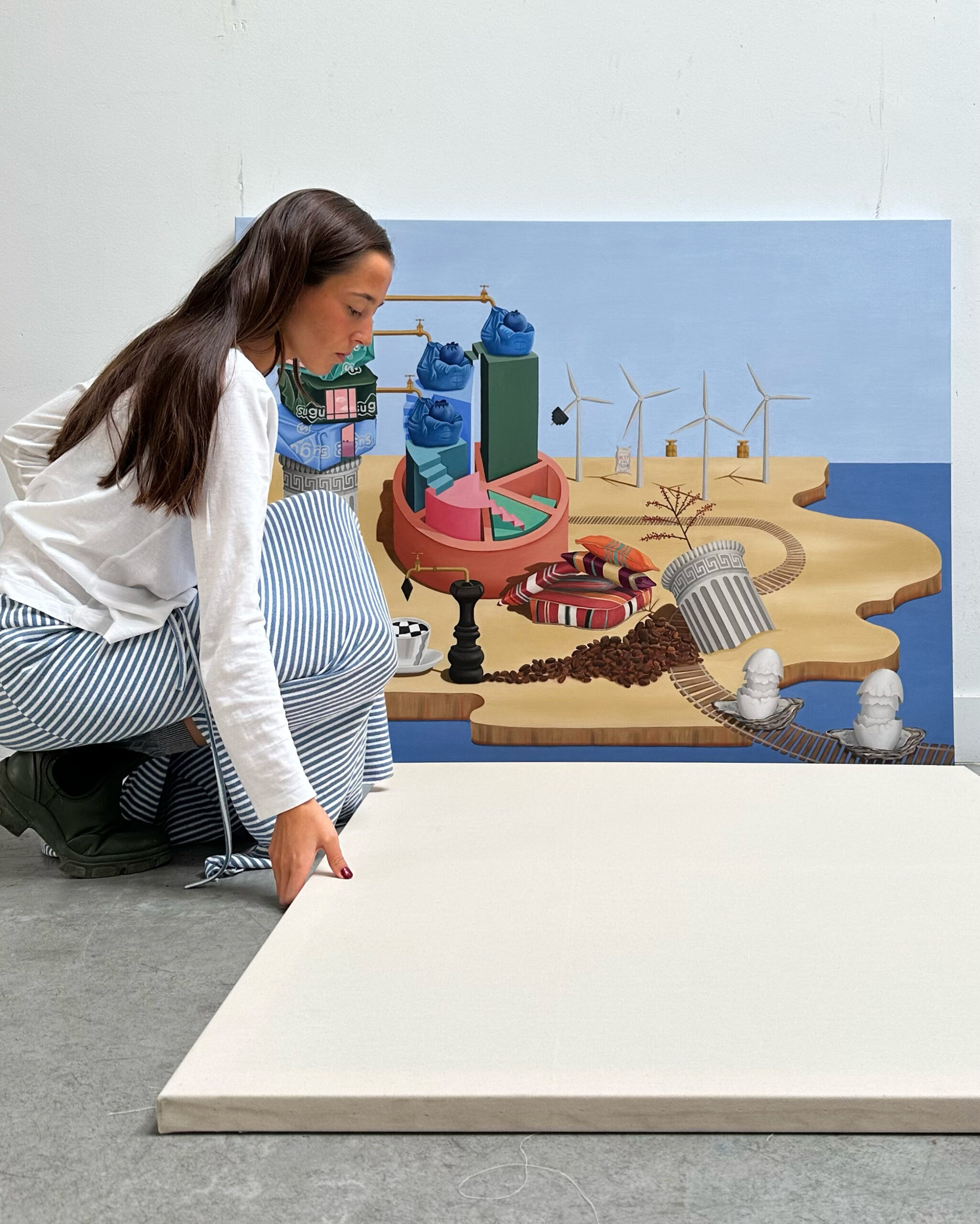 Surrealismo pop Obra de arte original surrealismo pop para coleccionistas. Contacto de Inés Rubio Roa para comprar arte único
