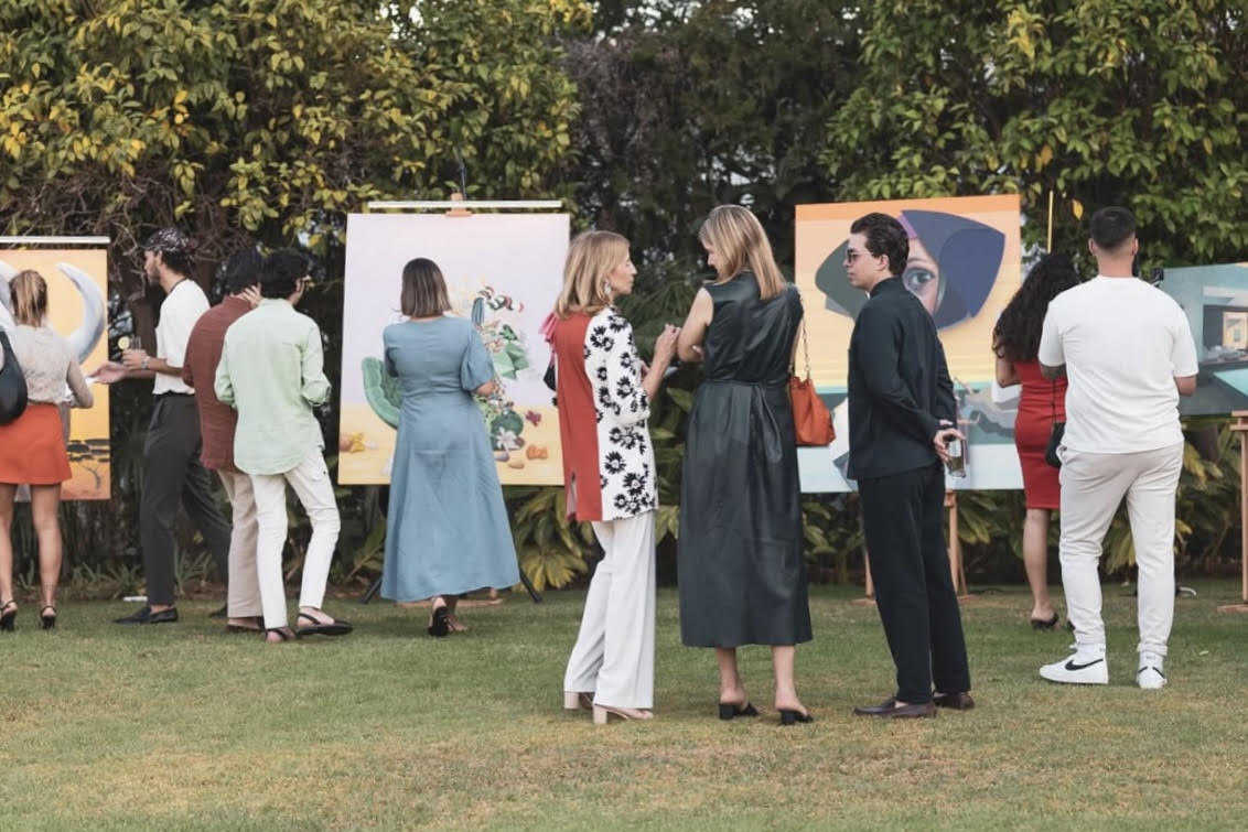 Exposición colectiva de obras de Inés Rubio Roa
